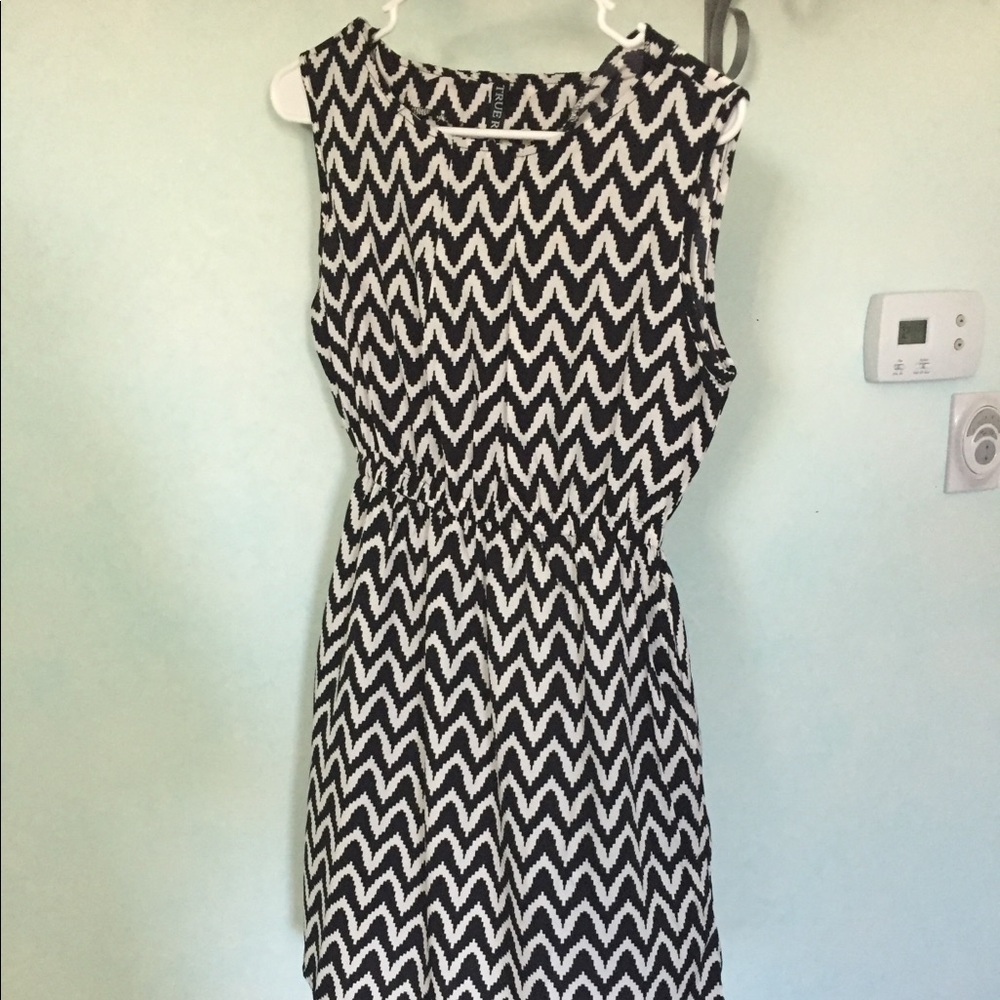 Black and white dress